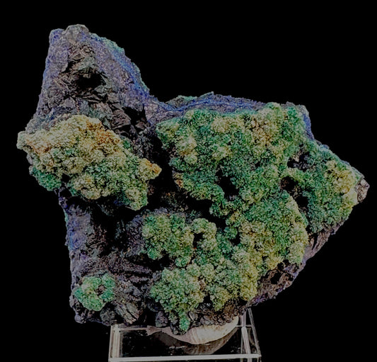 Azurite & Malachite seam