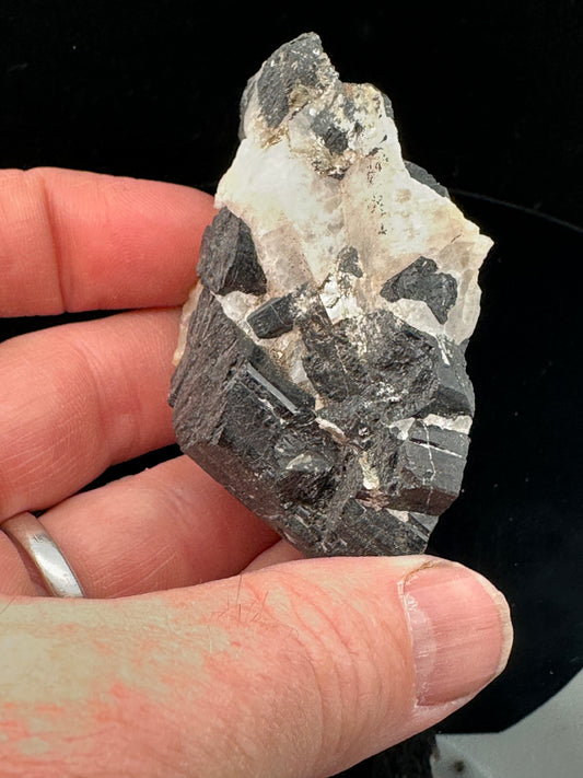 Schorl (black tourmaline) & Quartz