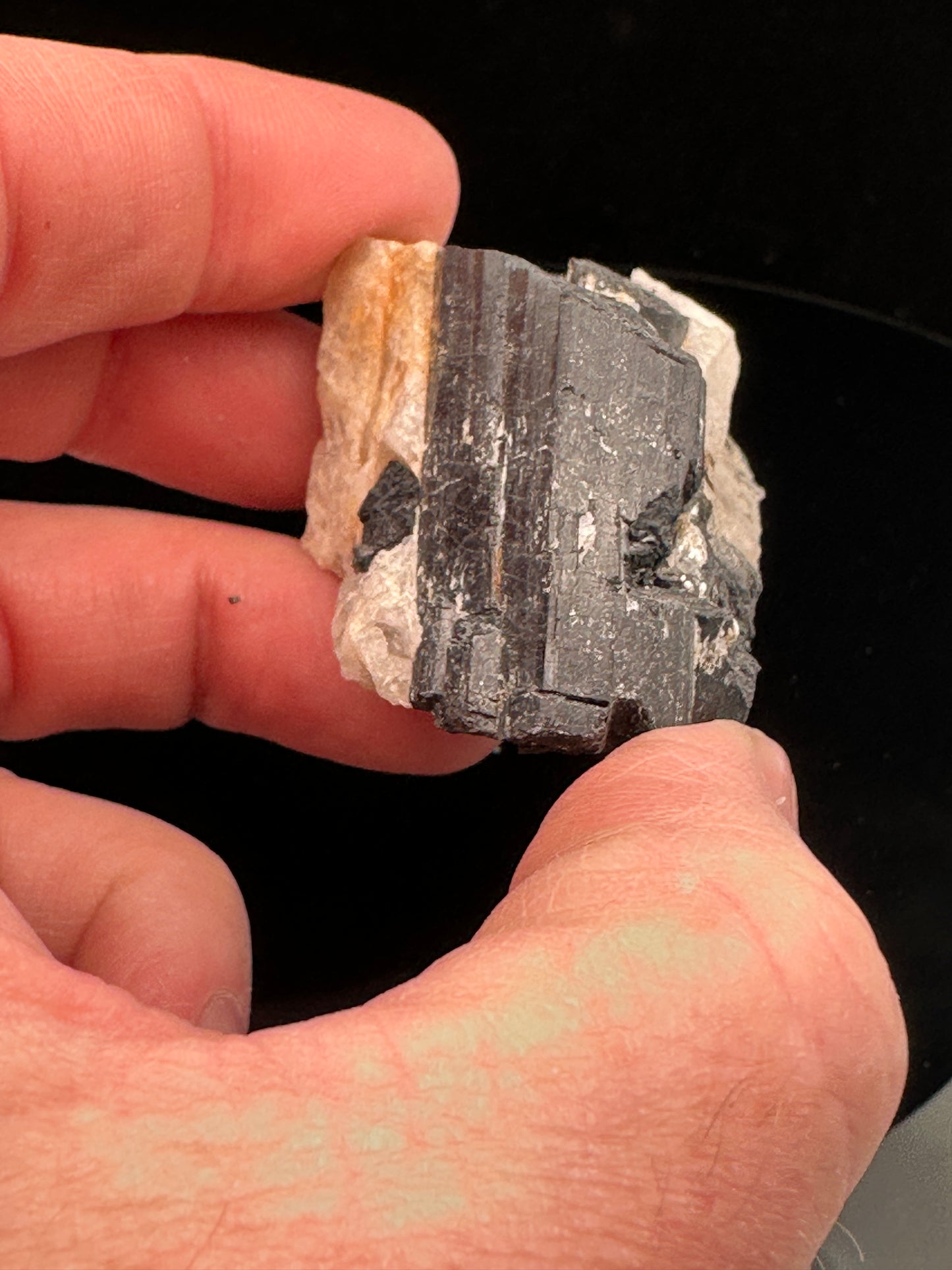 Schorl (black tourmaline) & Quartz