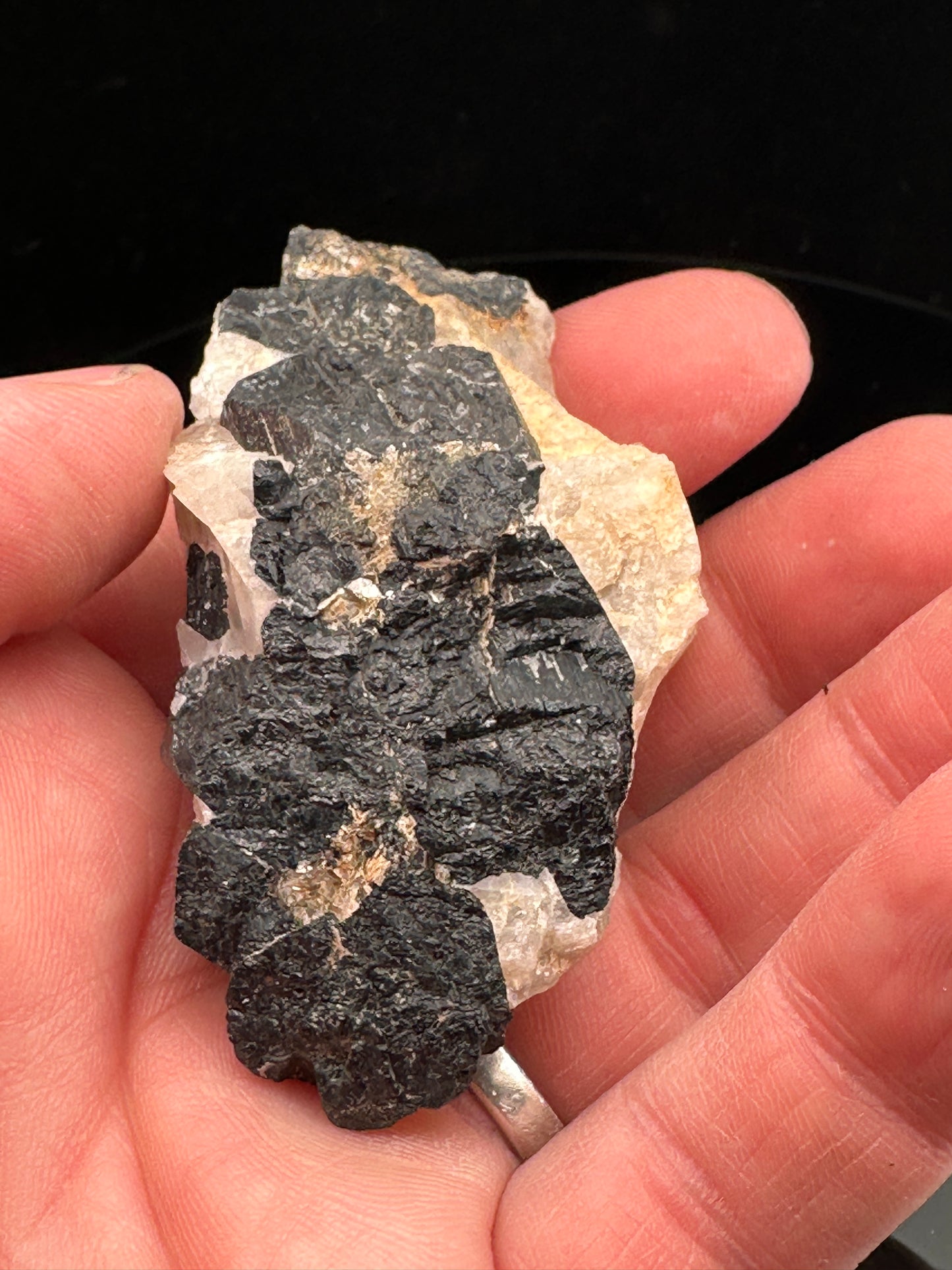 Schorl (black tourmaline) & Quartz