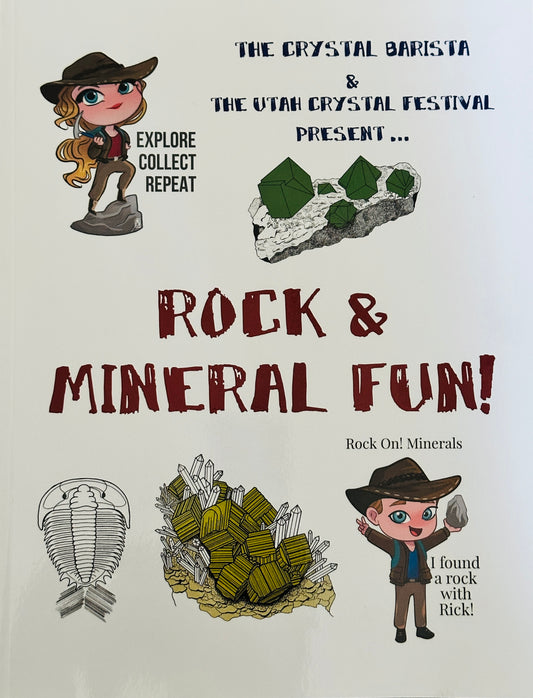 Rock & Mineral Fun! Coloring Book