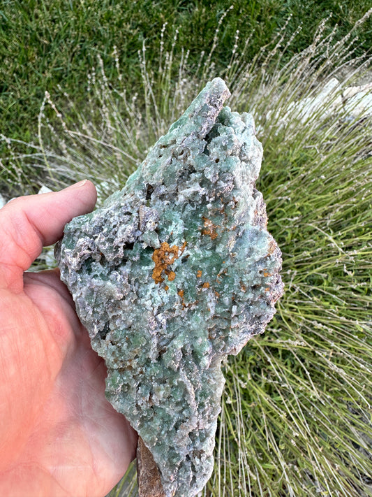 Fluorite crystals on matrix