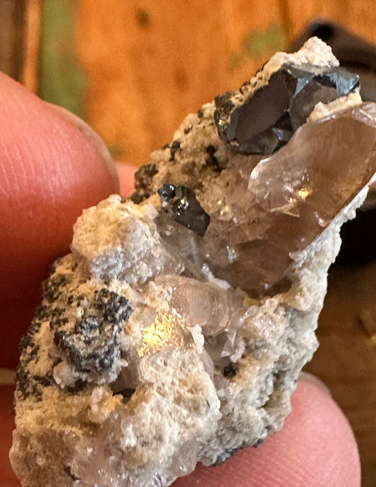 Topaz & Bixbyite from Utah