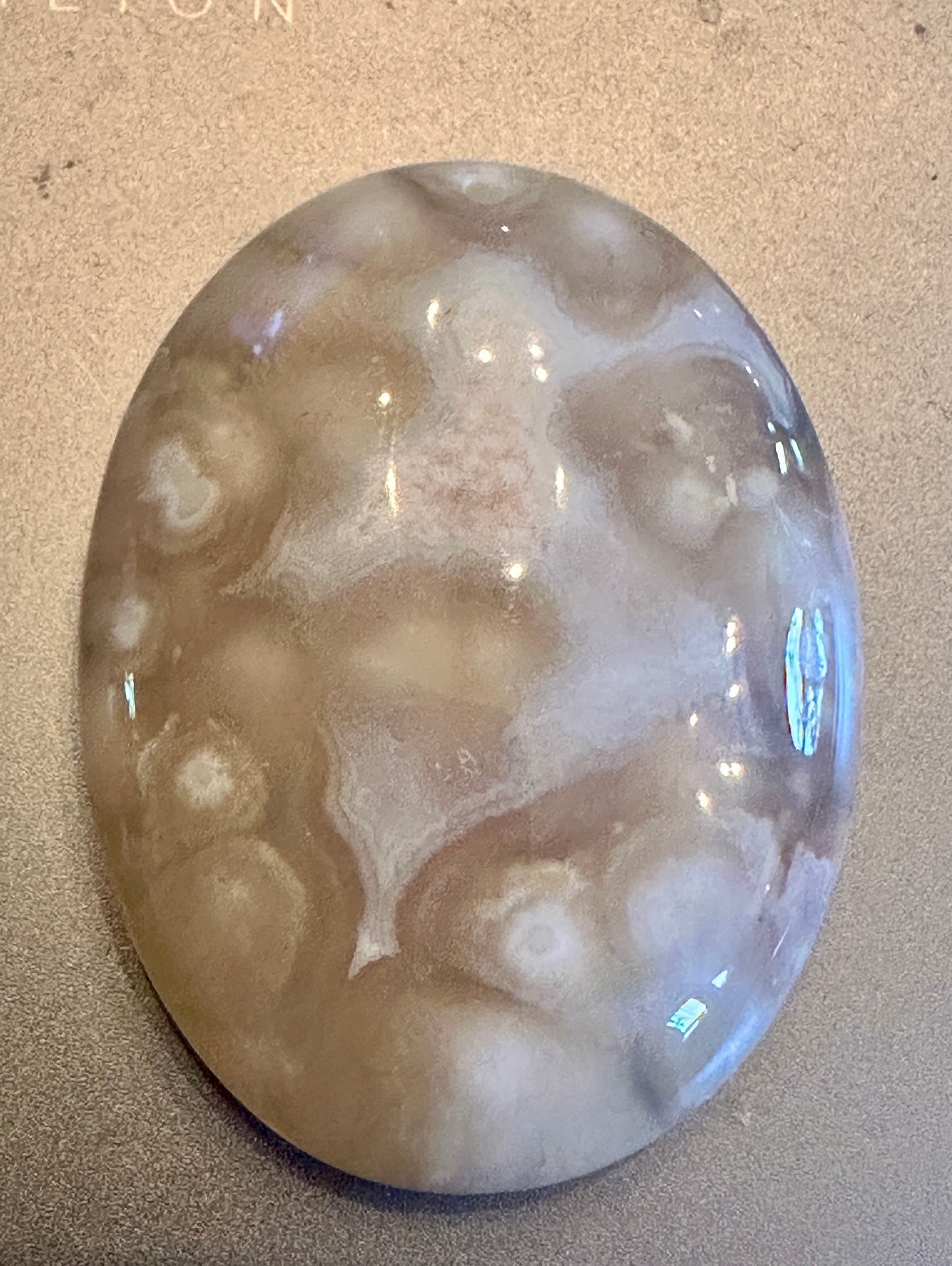 Ghost Agate (drilled)