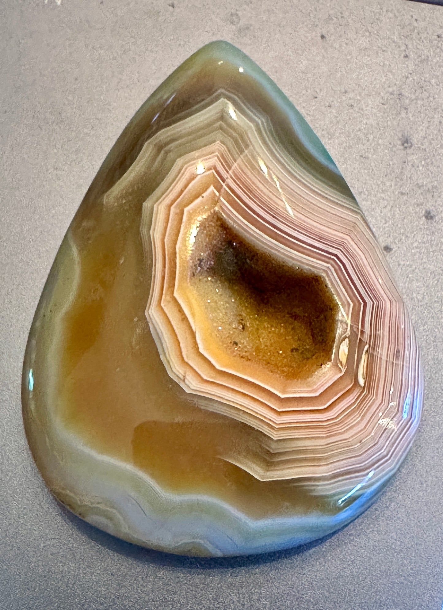 Laguna Agate with Drusy