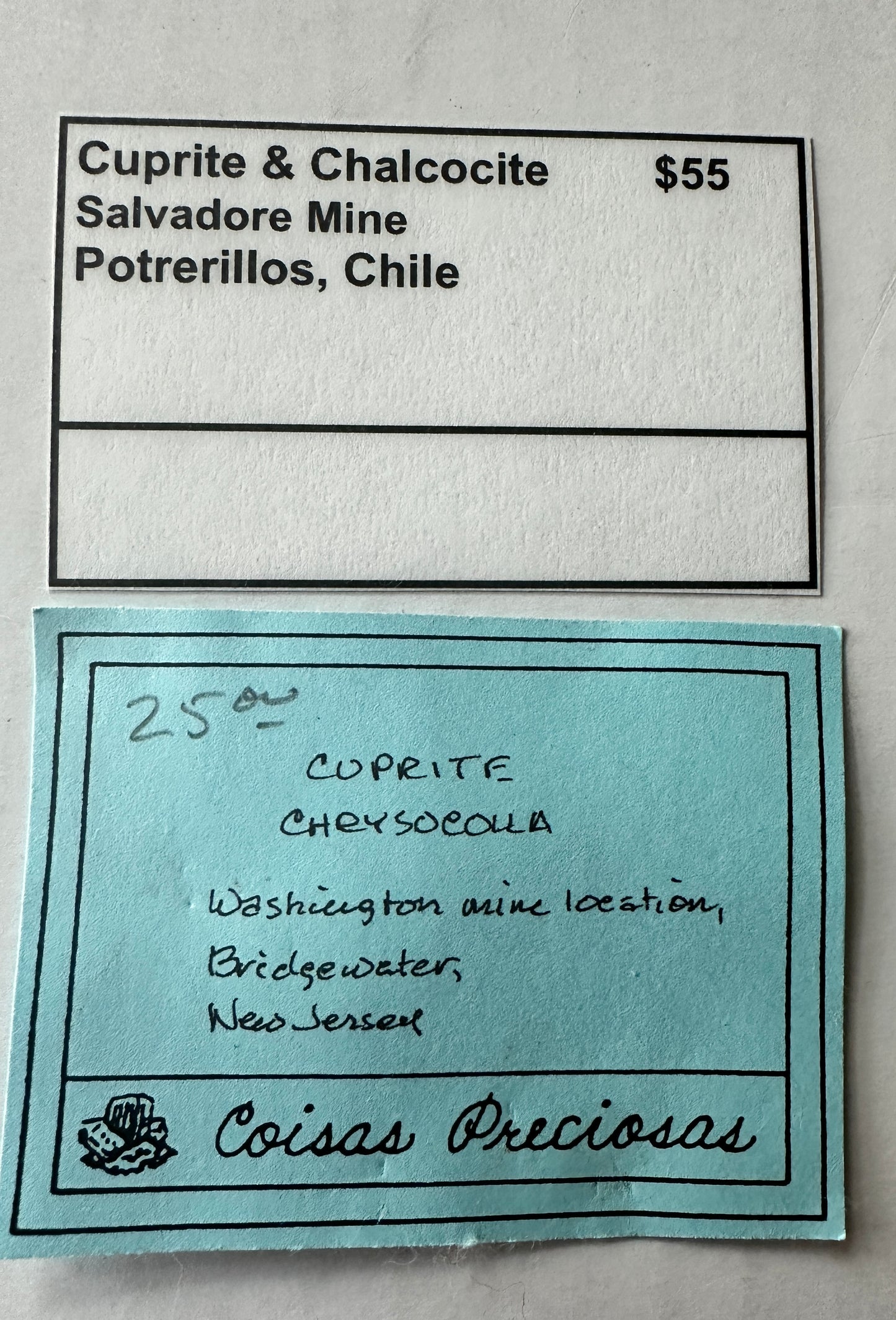 Cuprite & Chalcocite