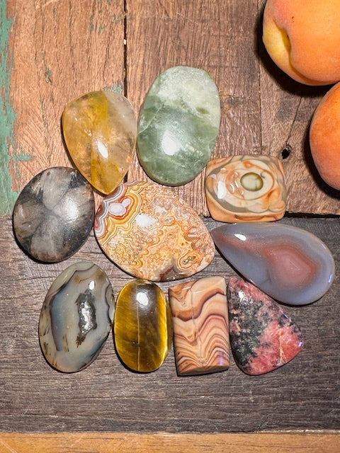 DEAL- Parcel of 10 Mixed Cabochons