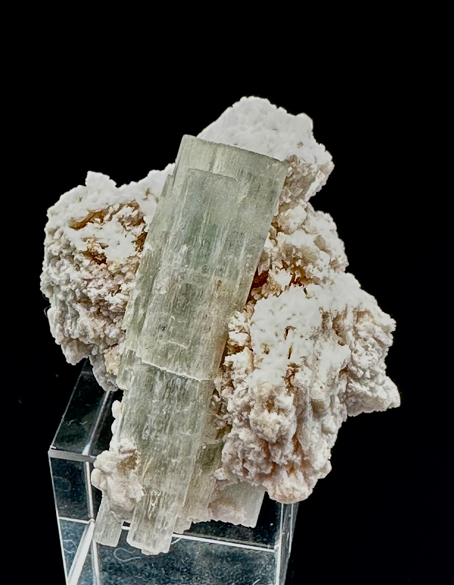 Aquarmarine on matrix