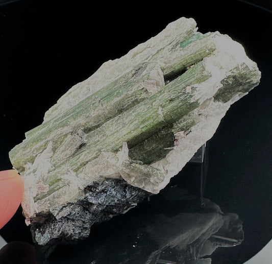 Elbaite Tourmaline in matrix