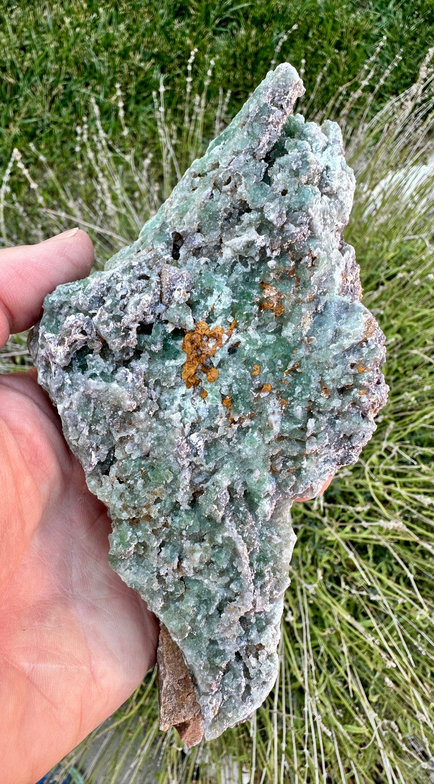 Fluorite crystals on matrix