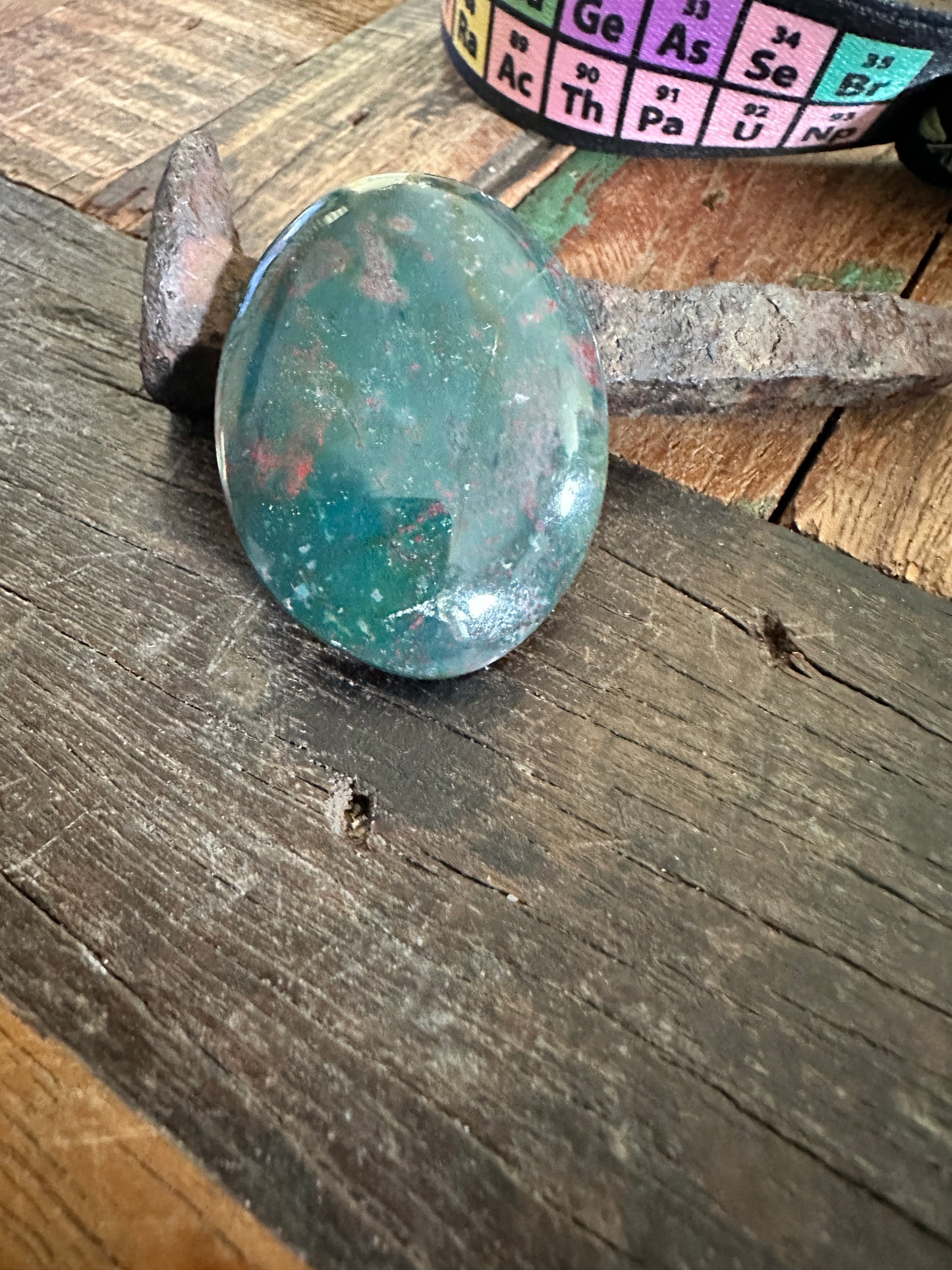 Bloodstone Cabochon