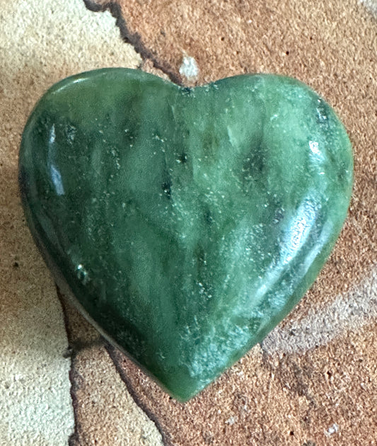Nephrite (Jade) Heart