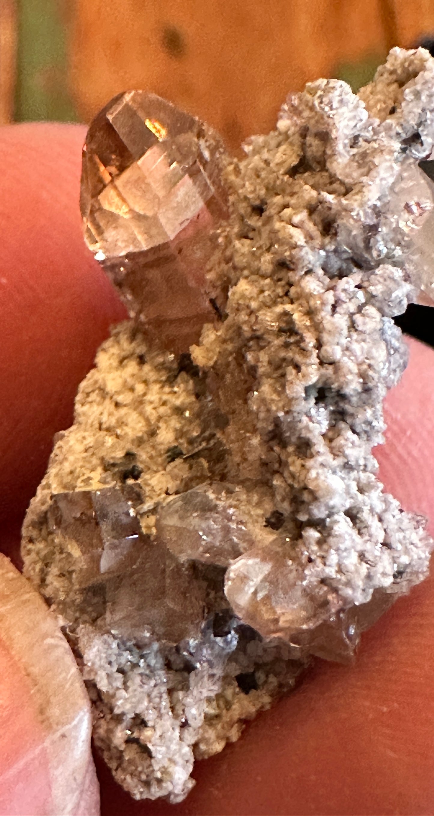 Topaz on Rhyolite