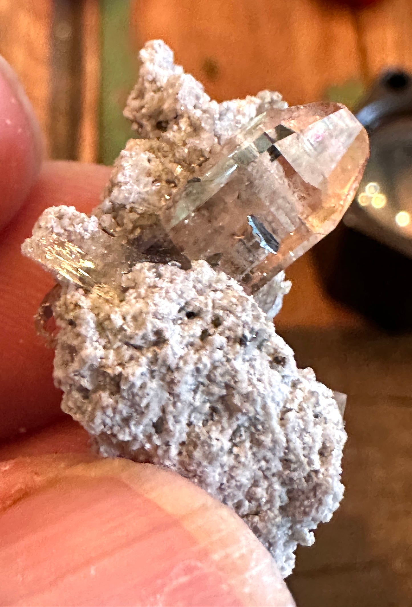 Topaz on Rhyolite