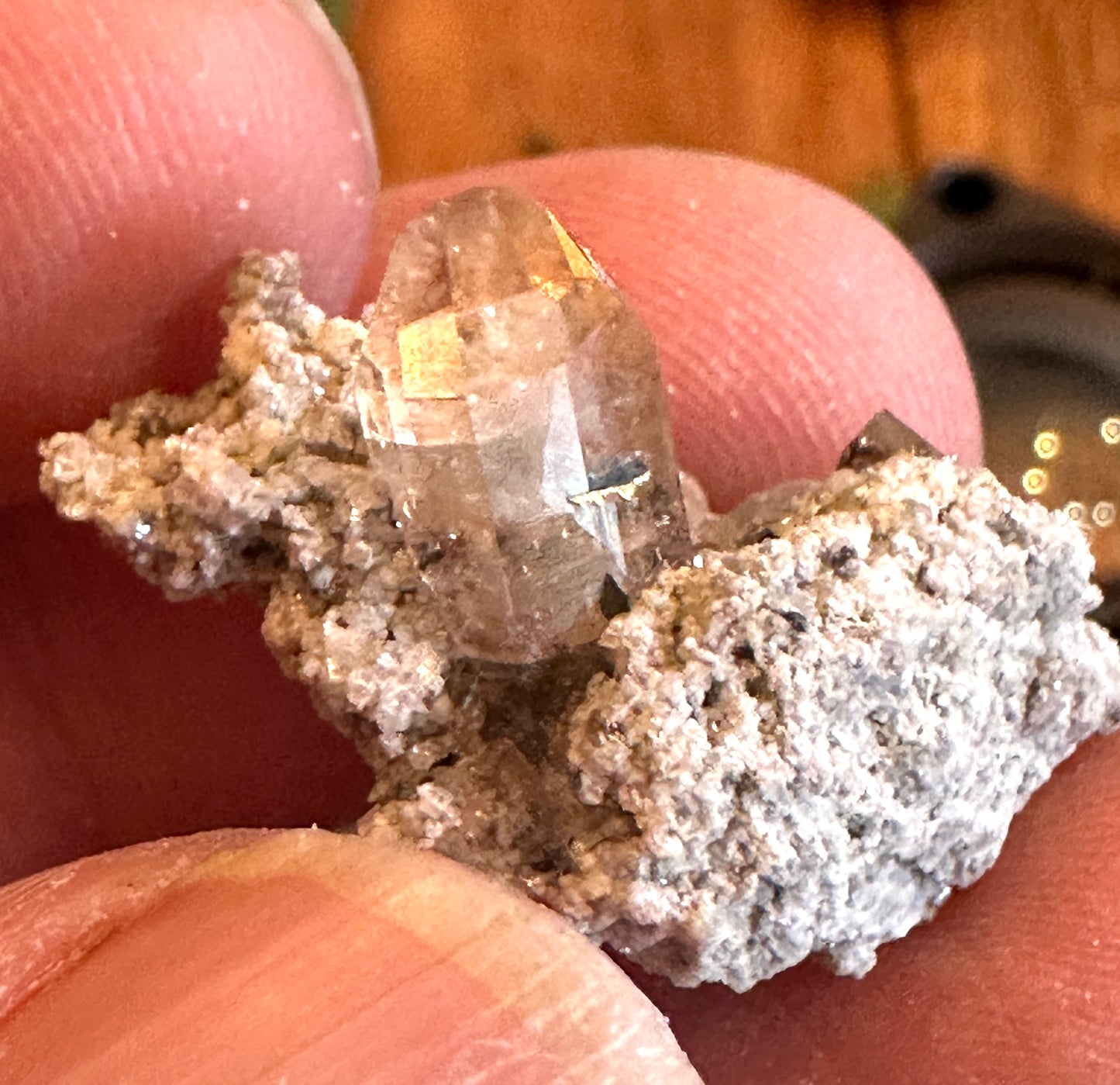 Topaz on Rhyolite
