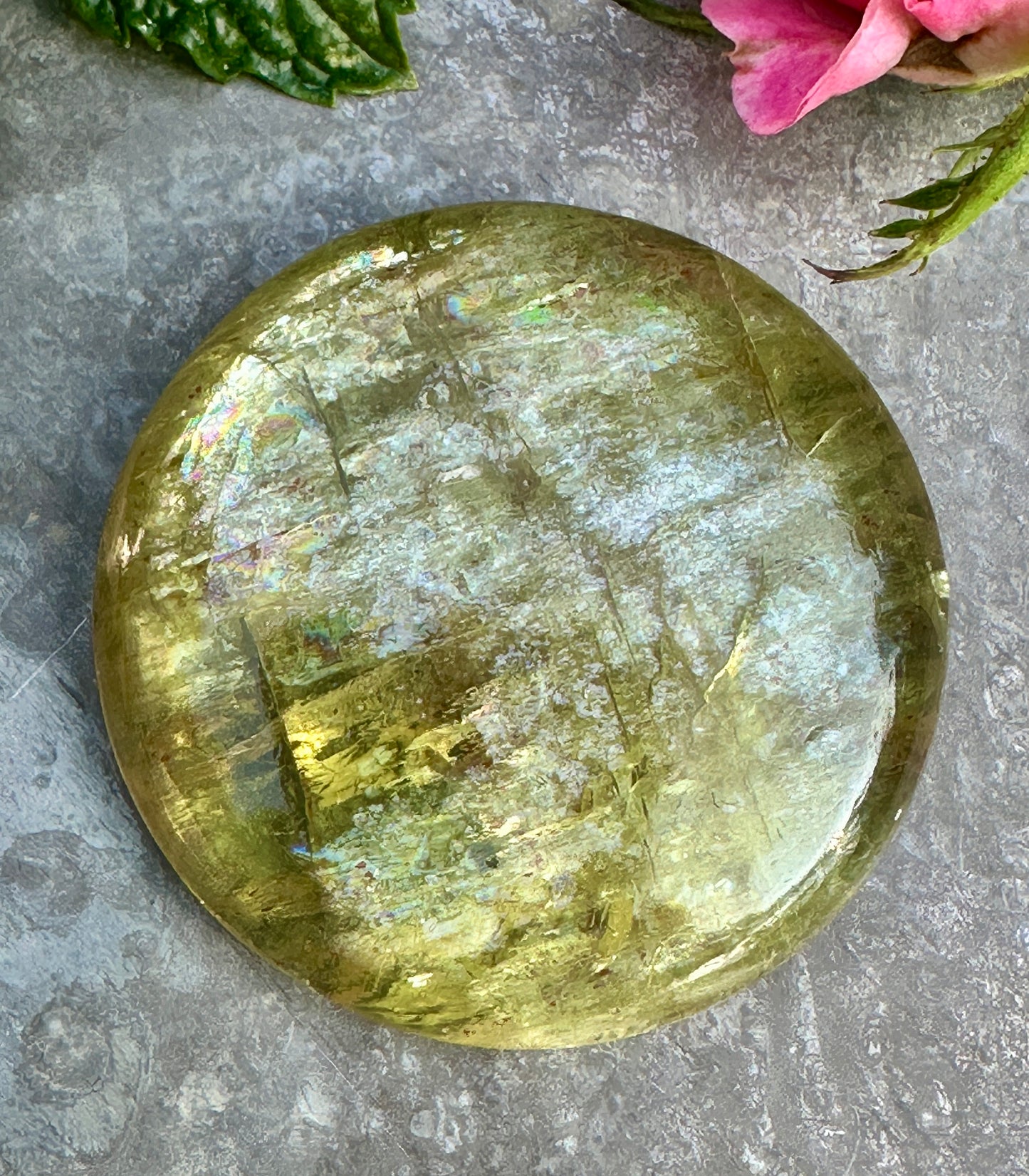 Chatoyant Golden Apatite