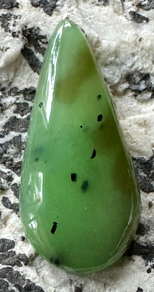 Siberian (Polar) Jade tear drop