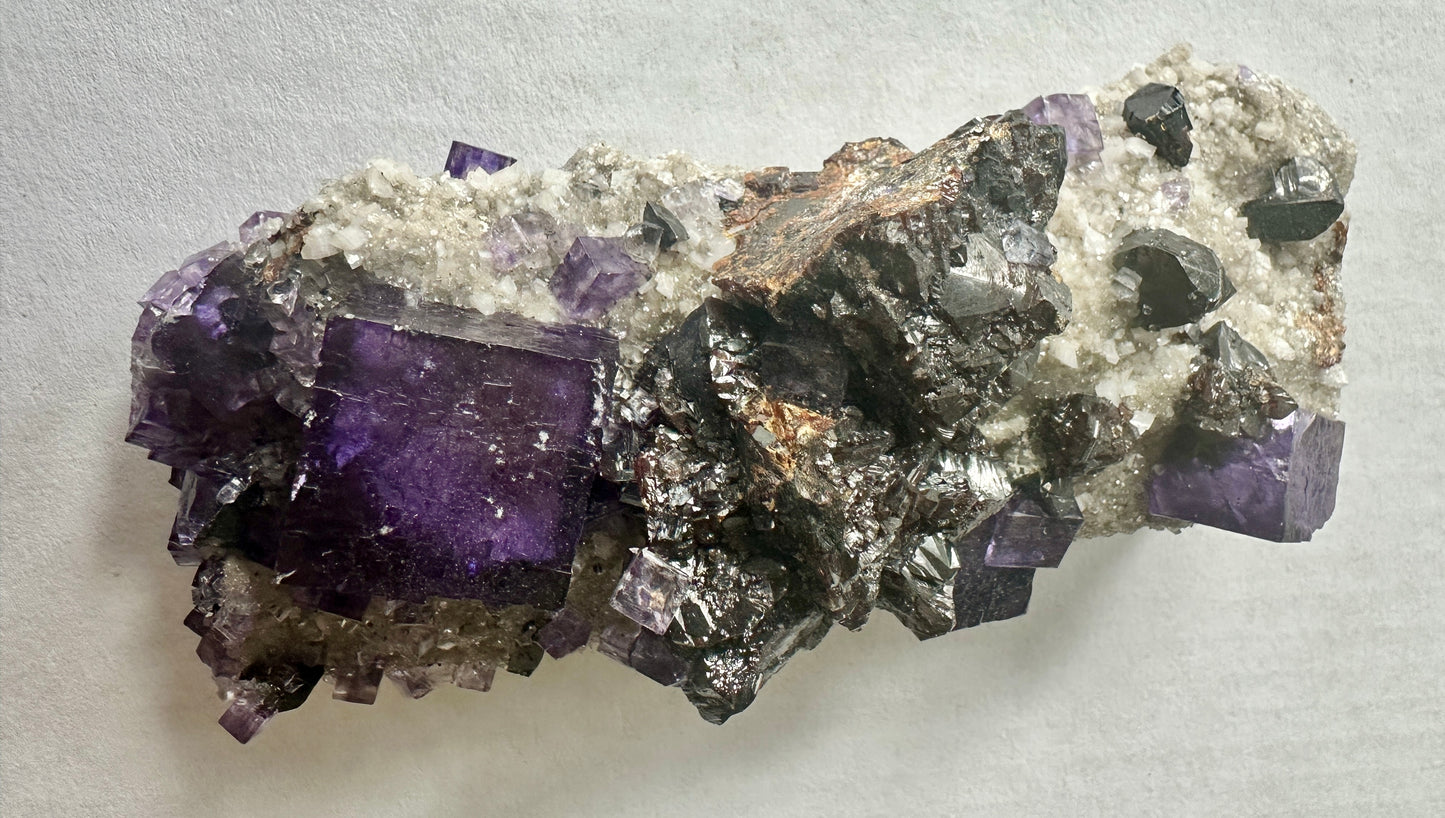 Fluorite - Sphalerite - Calcite