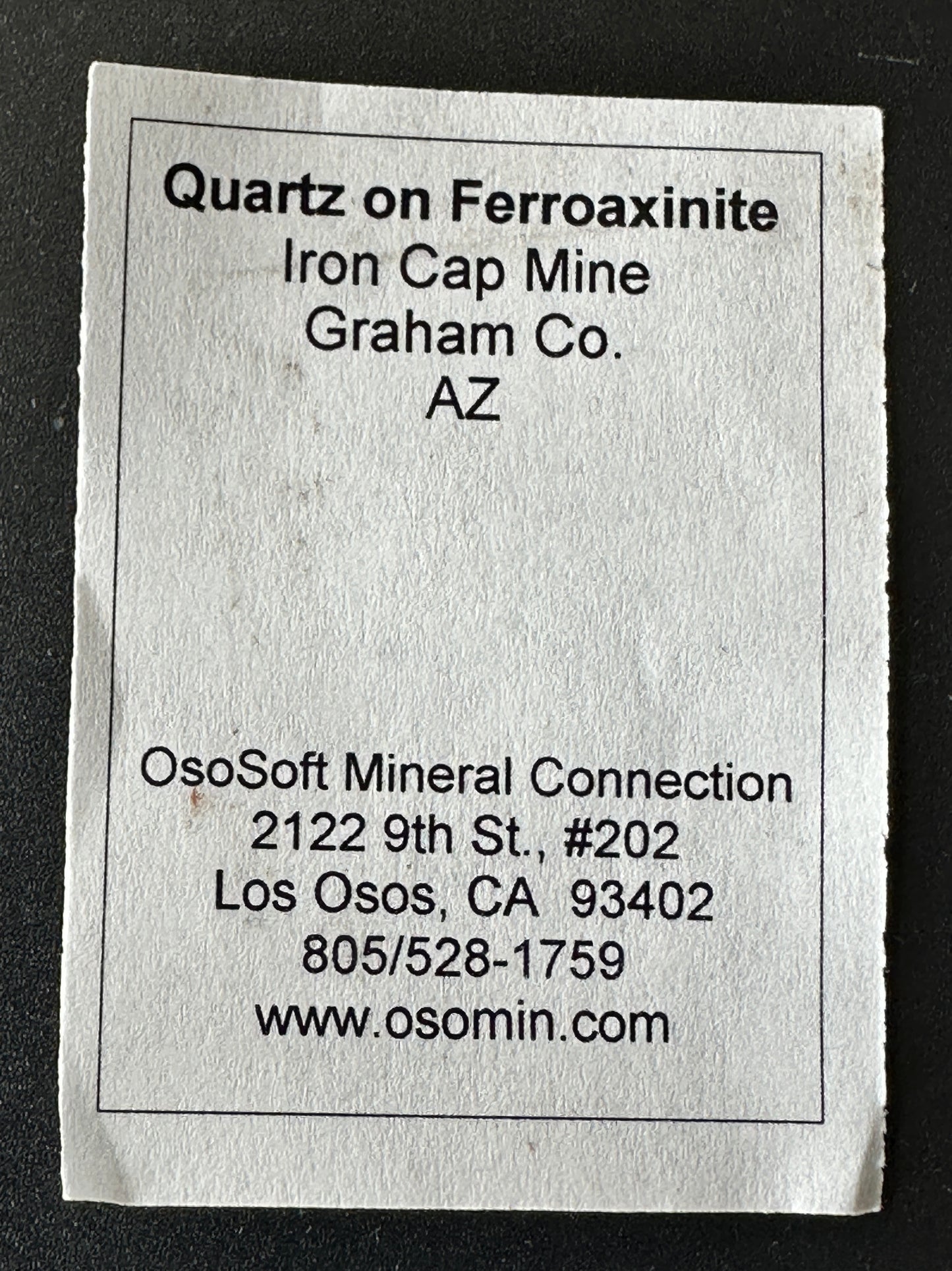 Axinite & Quartz