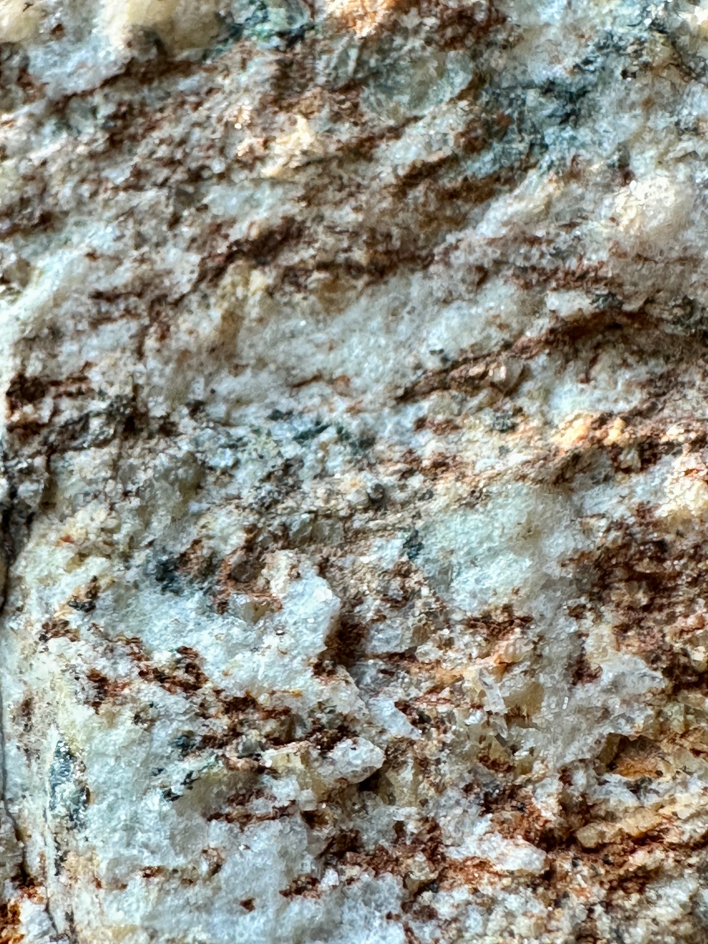 Scheelite from an ancient gold mine.