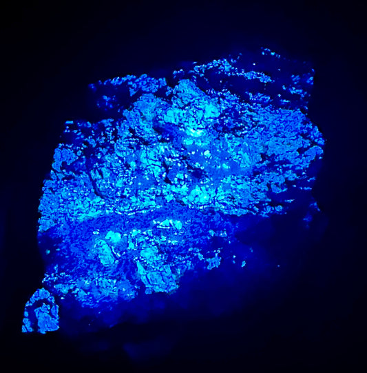 Scheelite from an ancient gold mine.