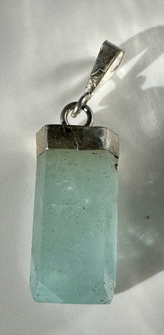 Aquamarine in Sterling