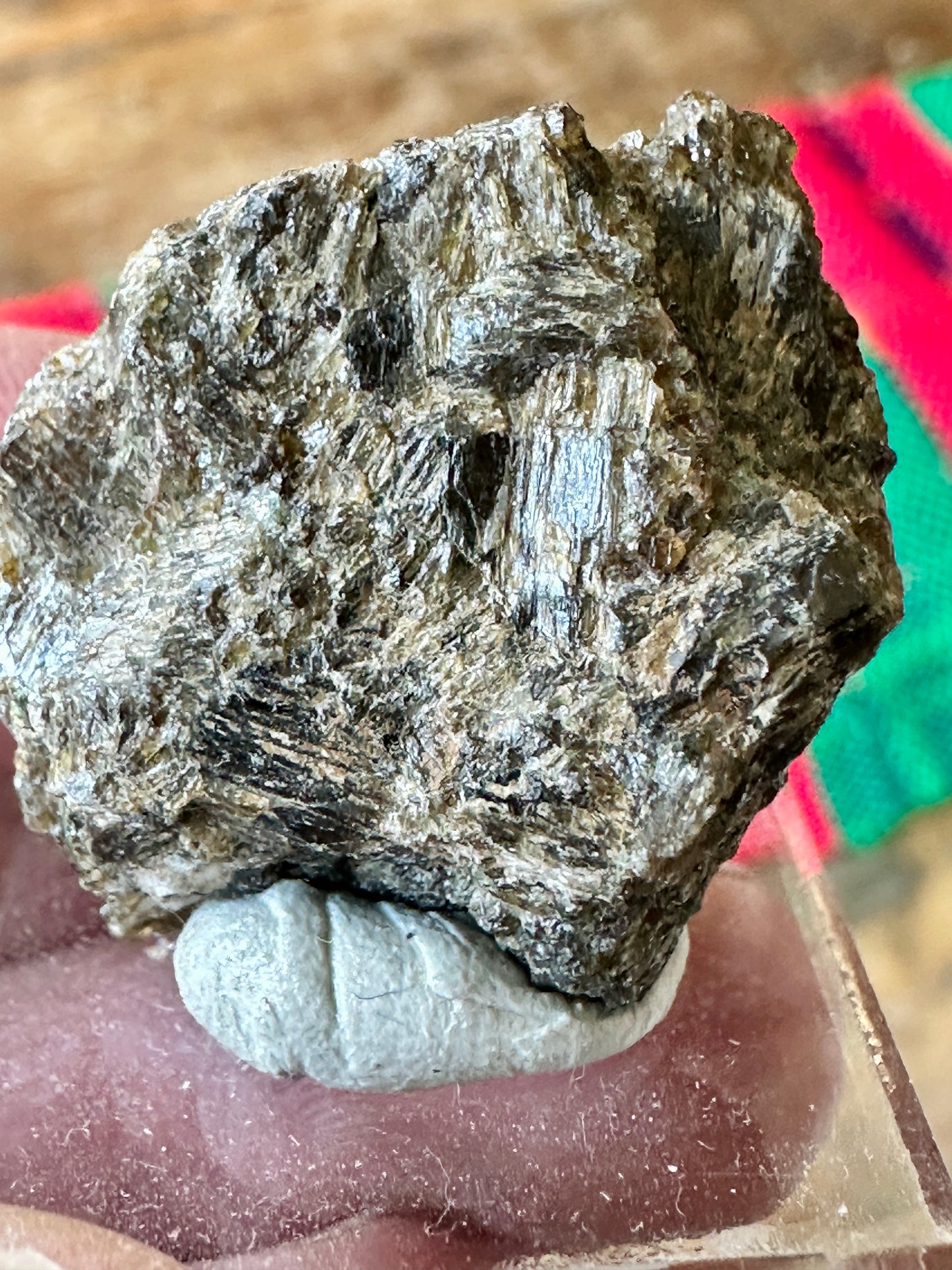 Enstatite var: Bronzite