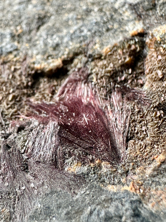 Kermesite on matrix