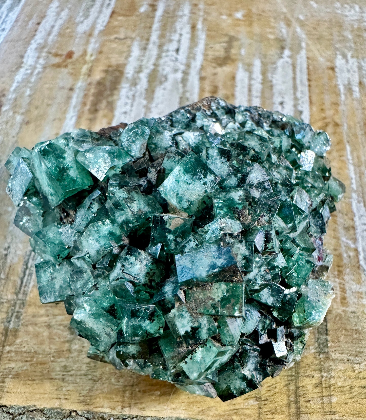 Fluorite crystals