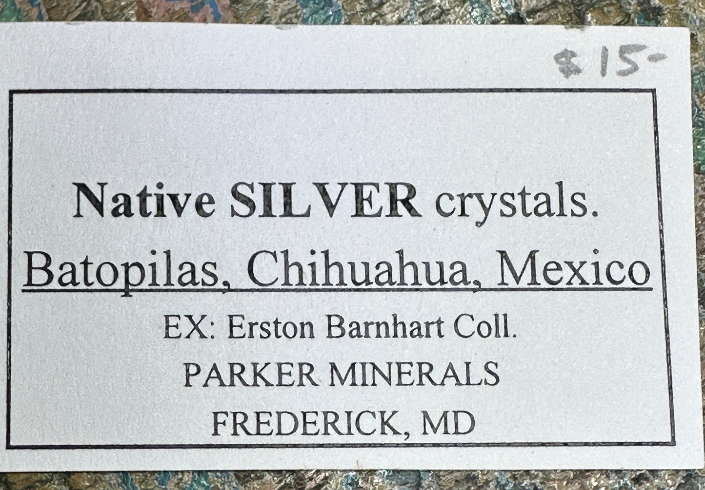 Native Silver Crystals