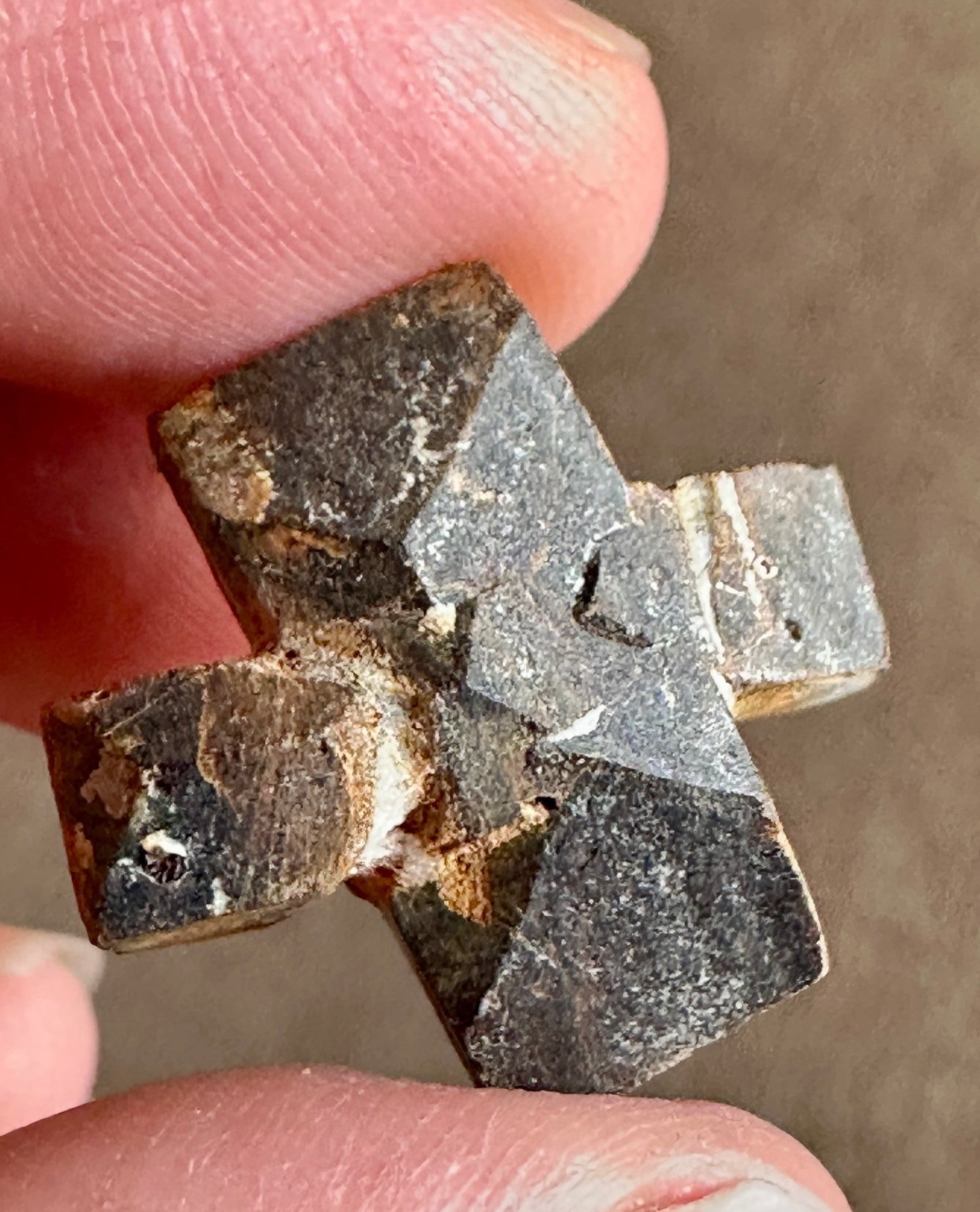 Staurolite Cross