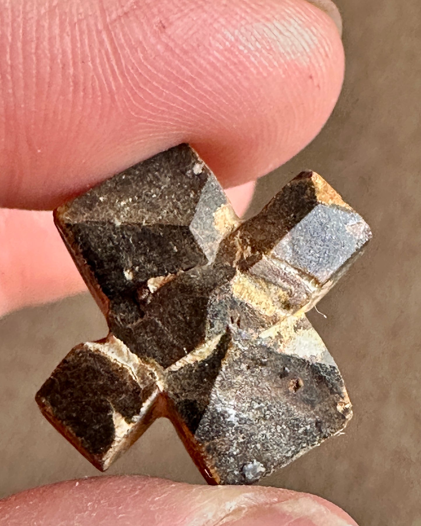 Staurolite Cross
