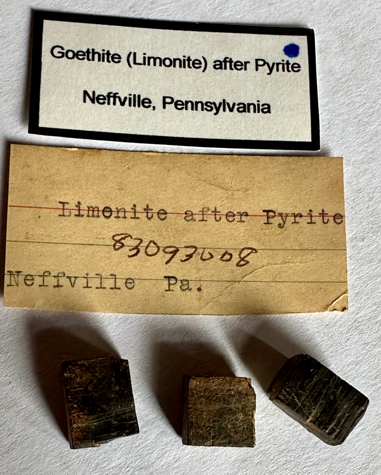 Goethite after Pyrite