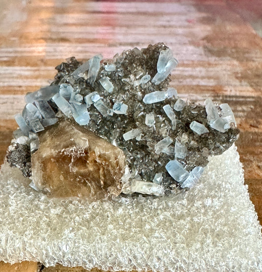 Celestite & Barite on Matrix