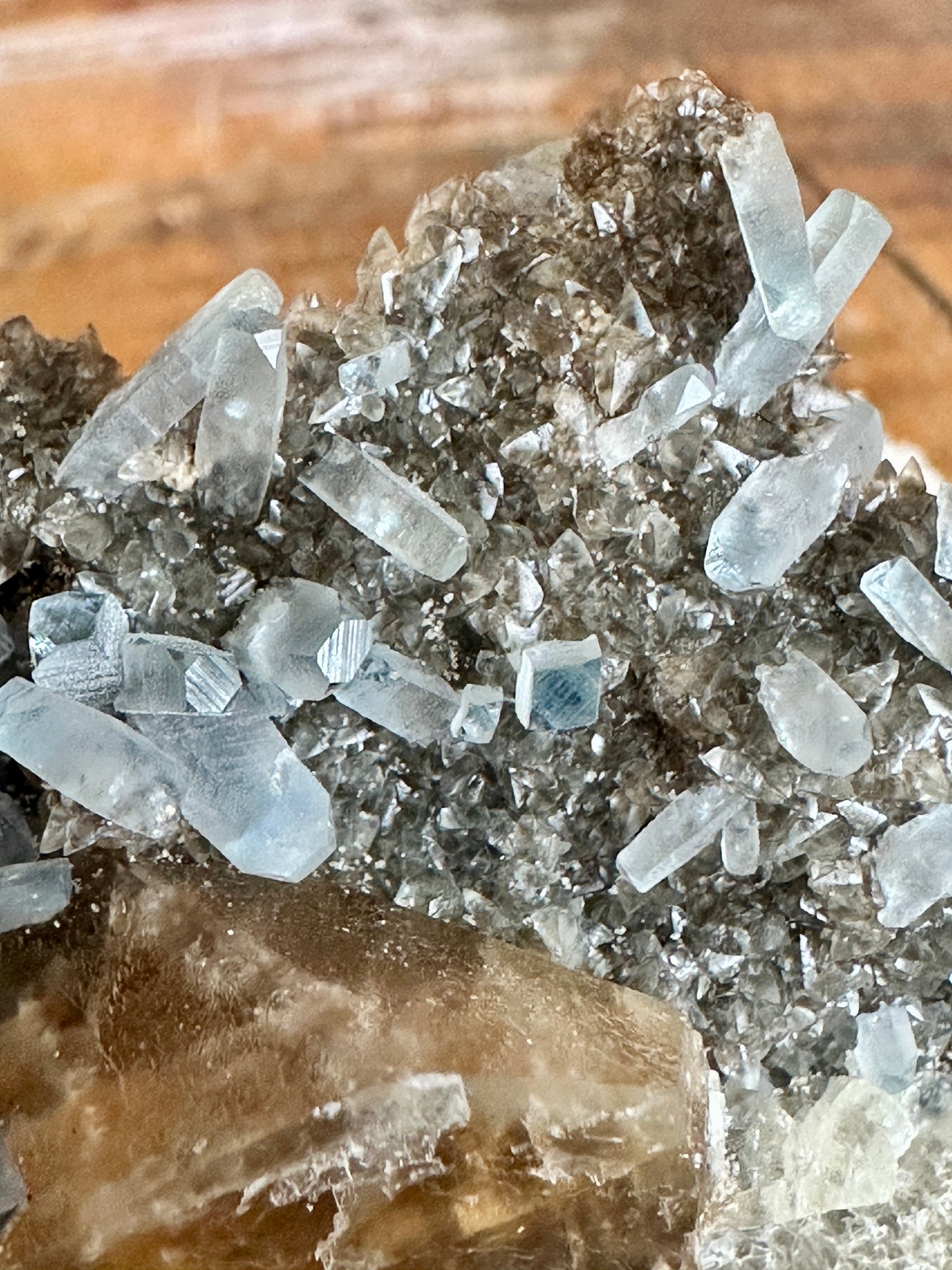 Celestite & Barite on Matrix