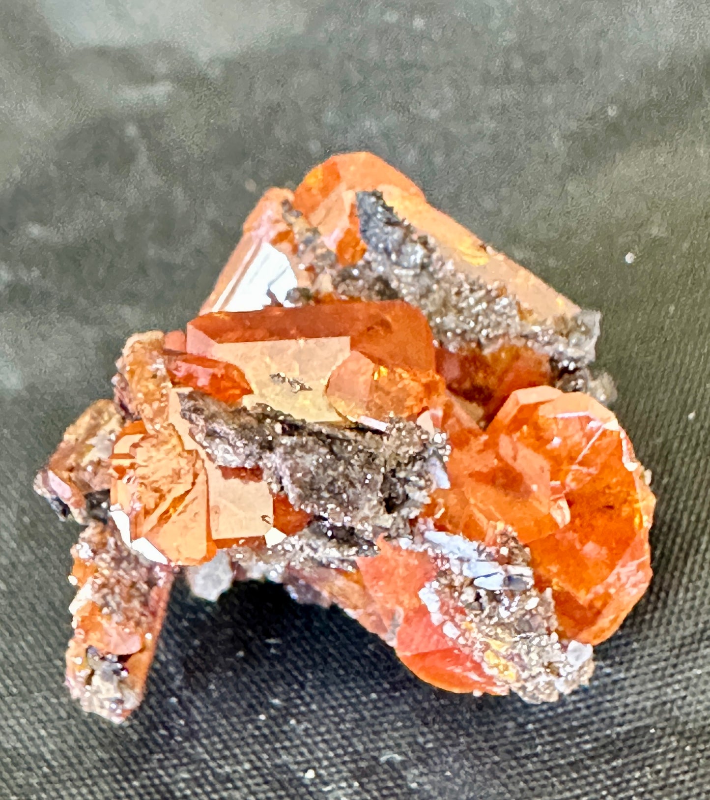 Wulfenite cluster