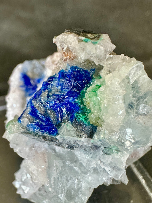 Linarite on Galena