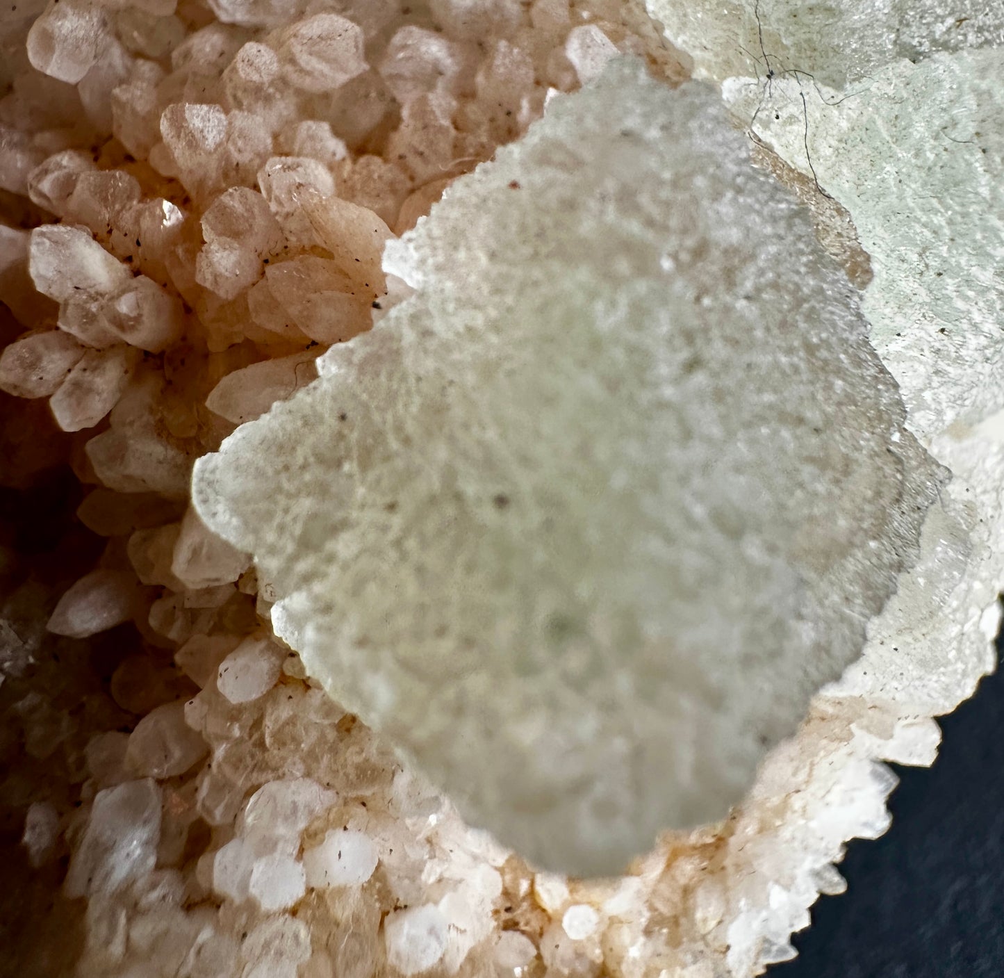 Fluorite on Quartz