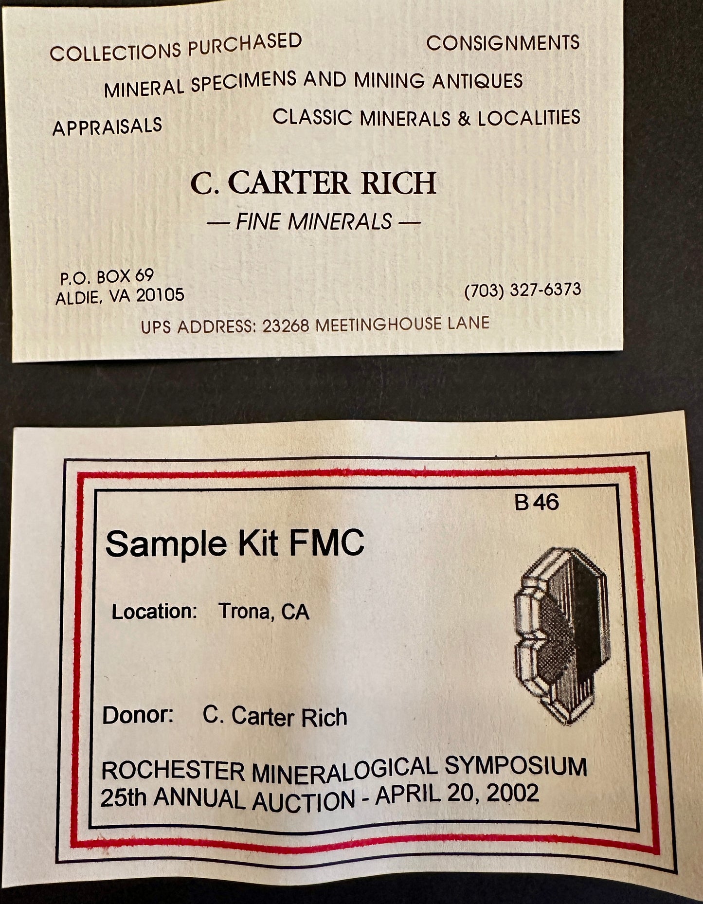 Trona Sample Collection