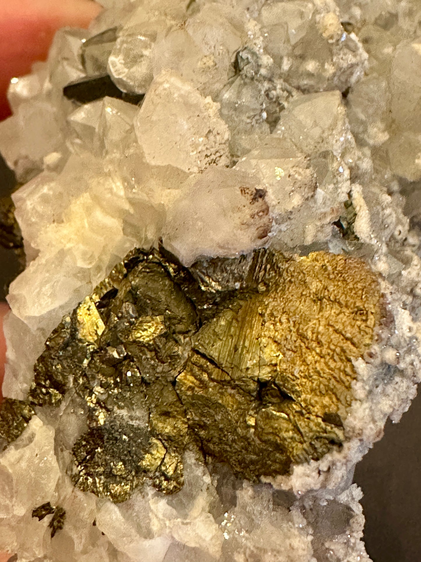 Pyrite w/ epimorphs