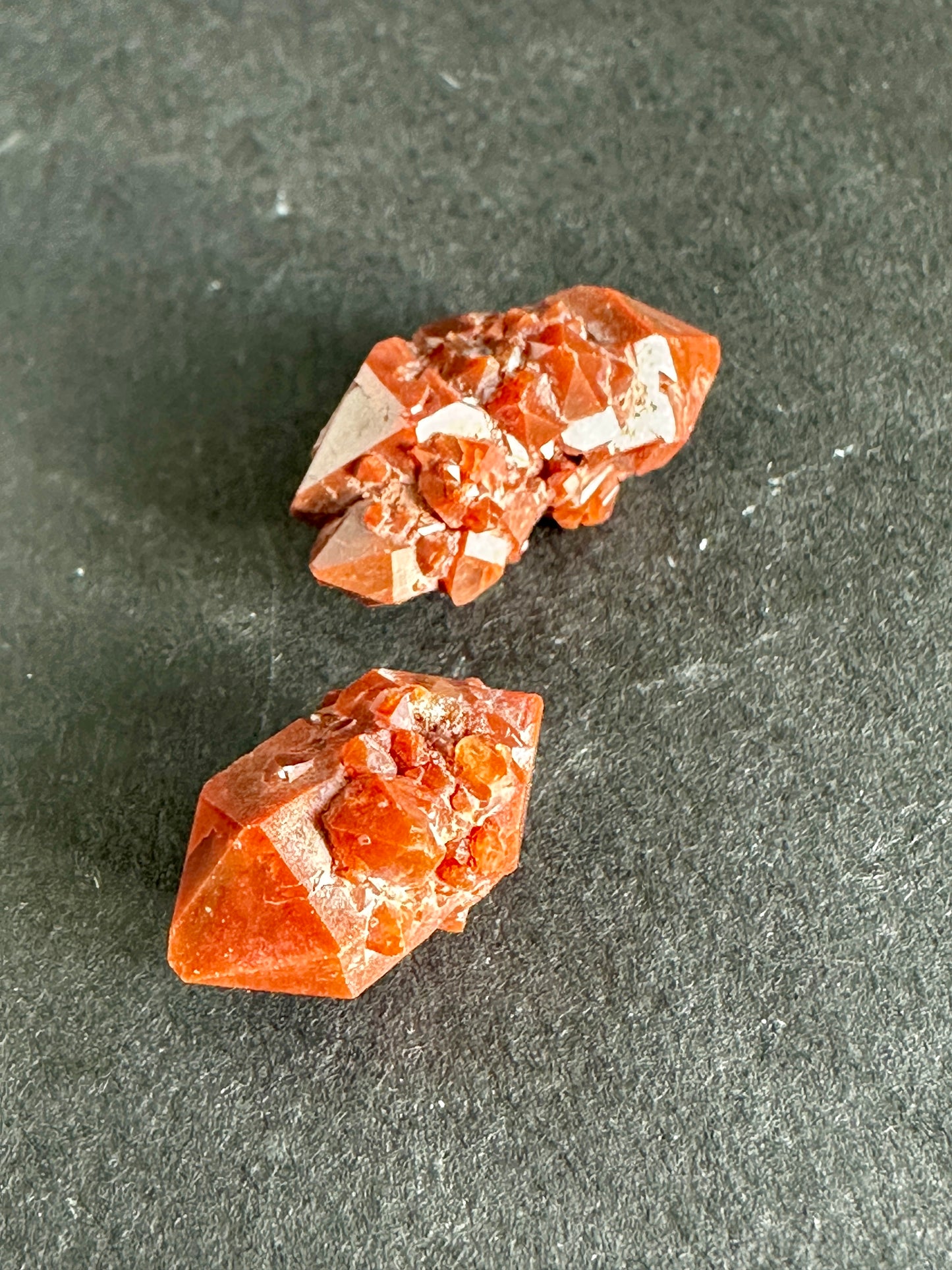 Red Quartz (2 crystals)