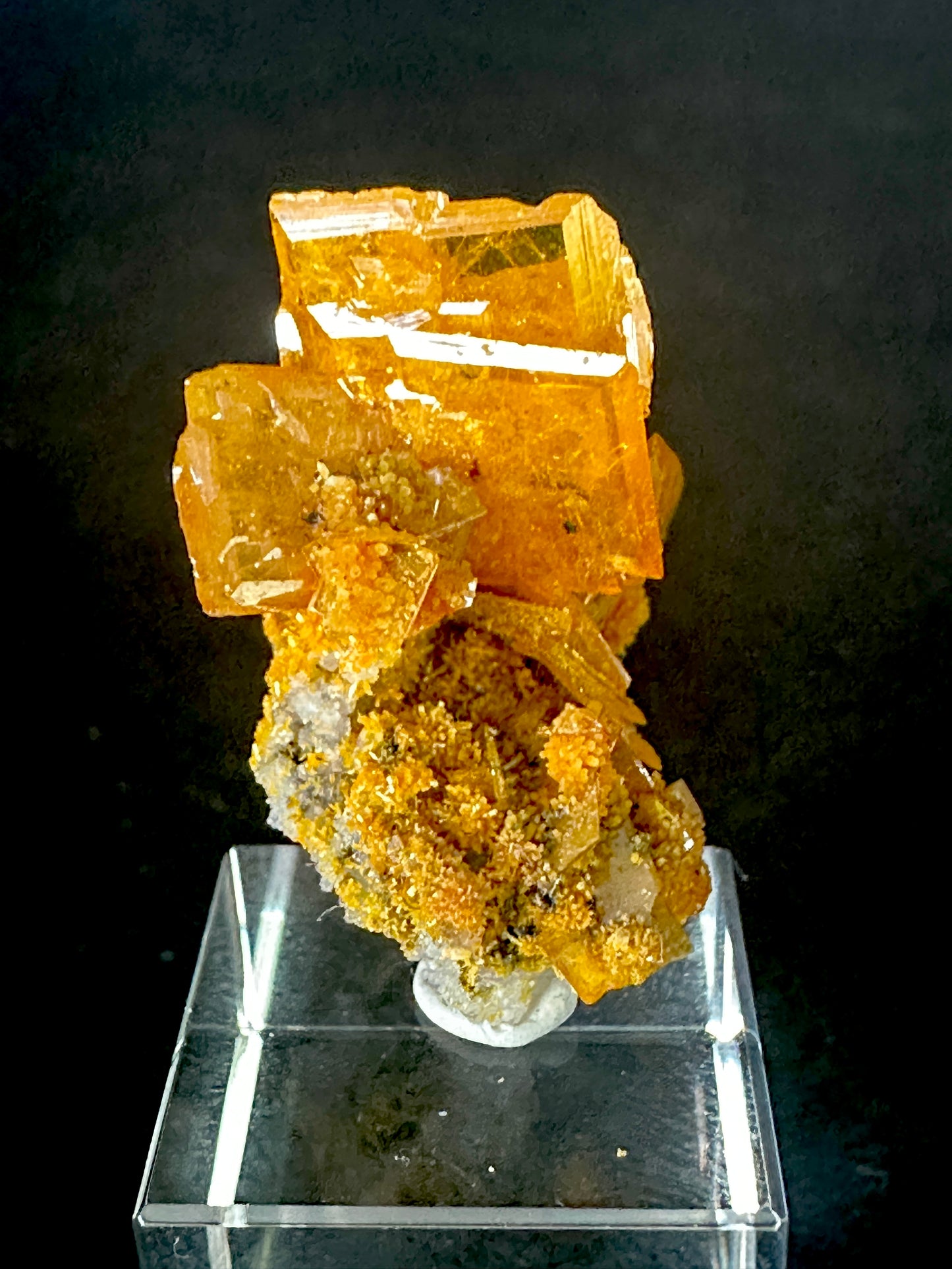 Wulfenite Cluster