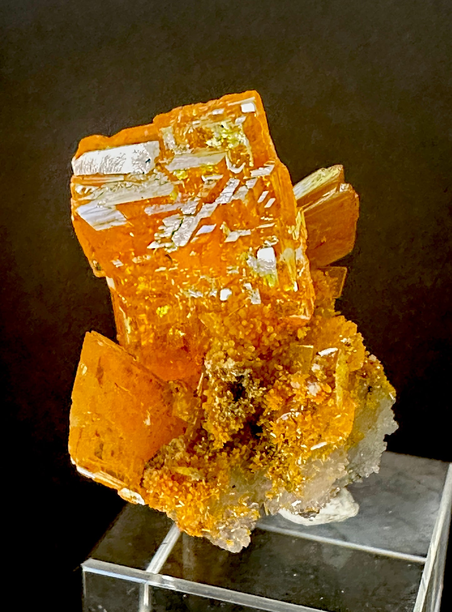 Wulfenite Cluster