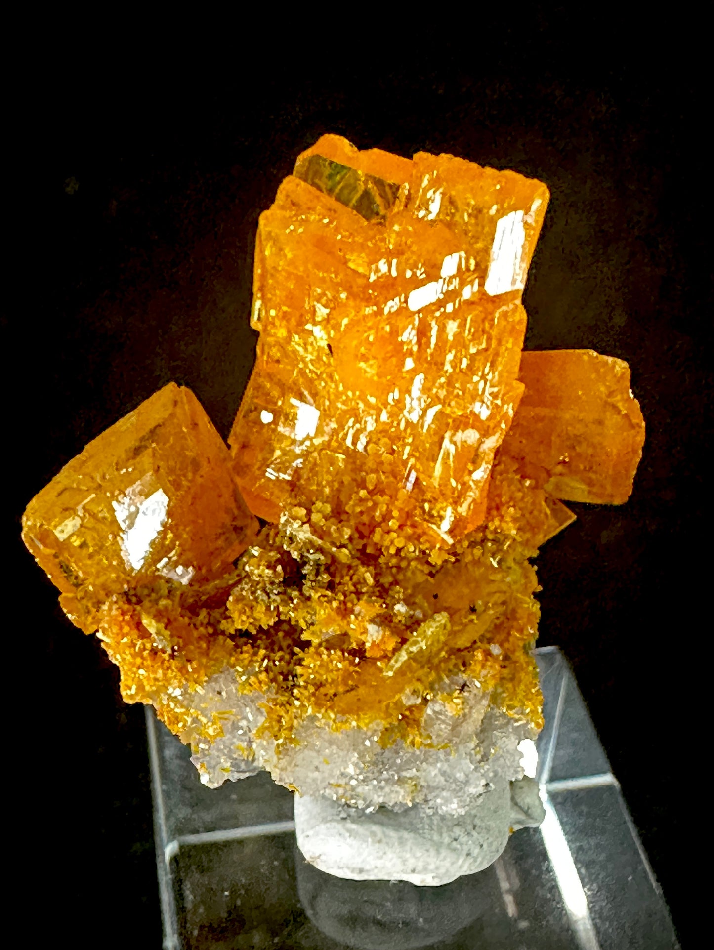 Wulfenite Cluster