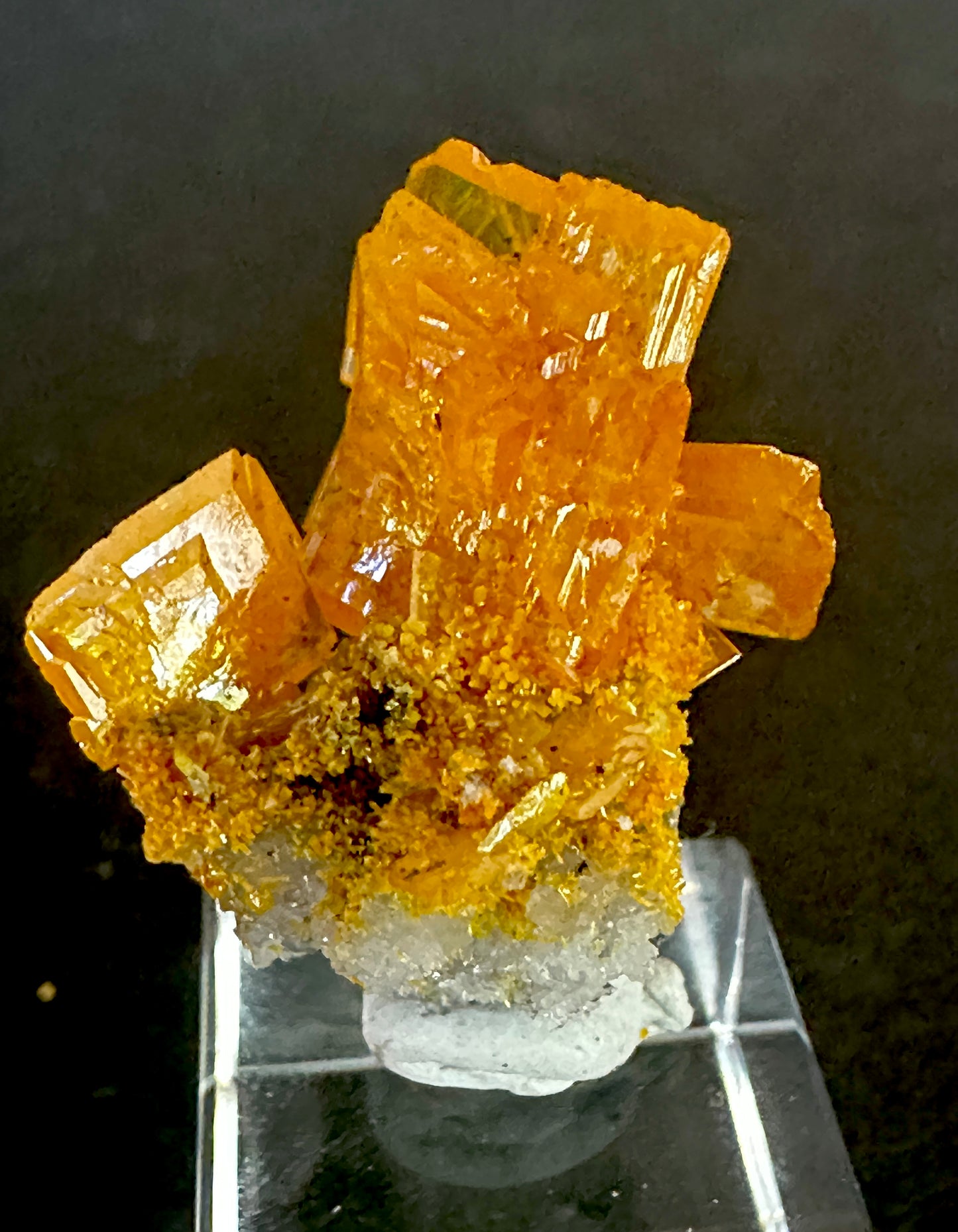 Wulfenite Cluster
