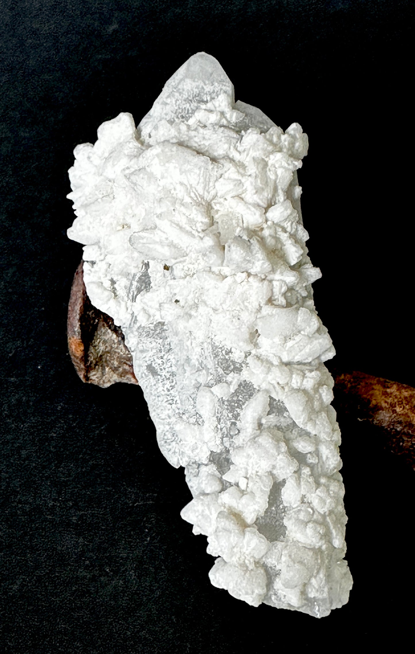 Calcite on Quartz