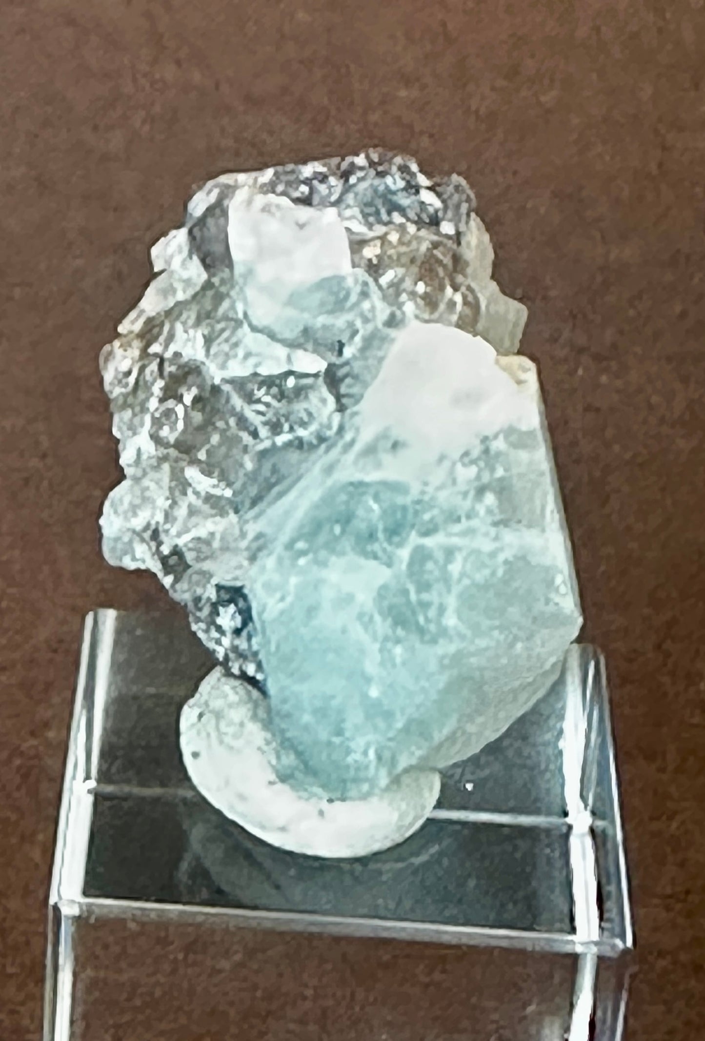 Blue Topaz on Matrix