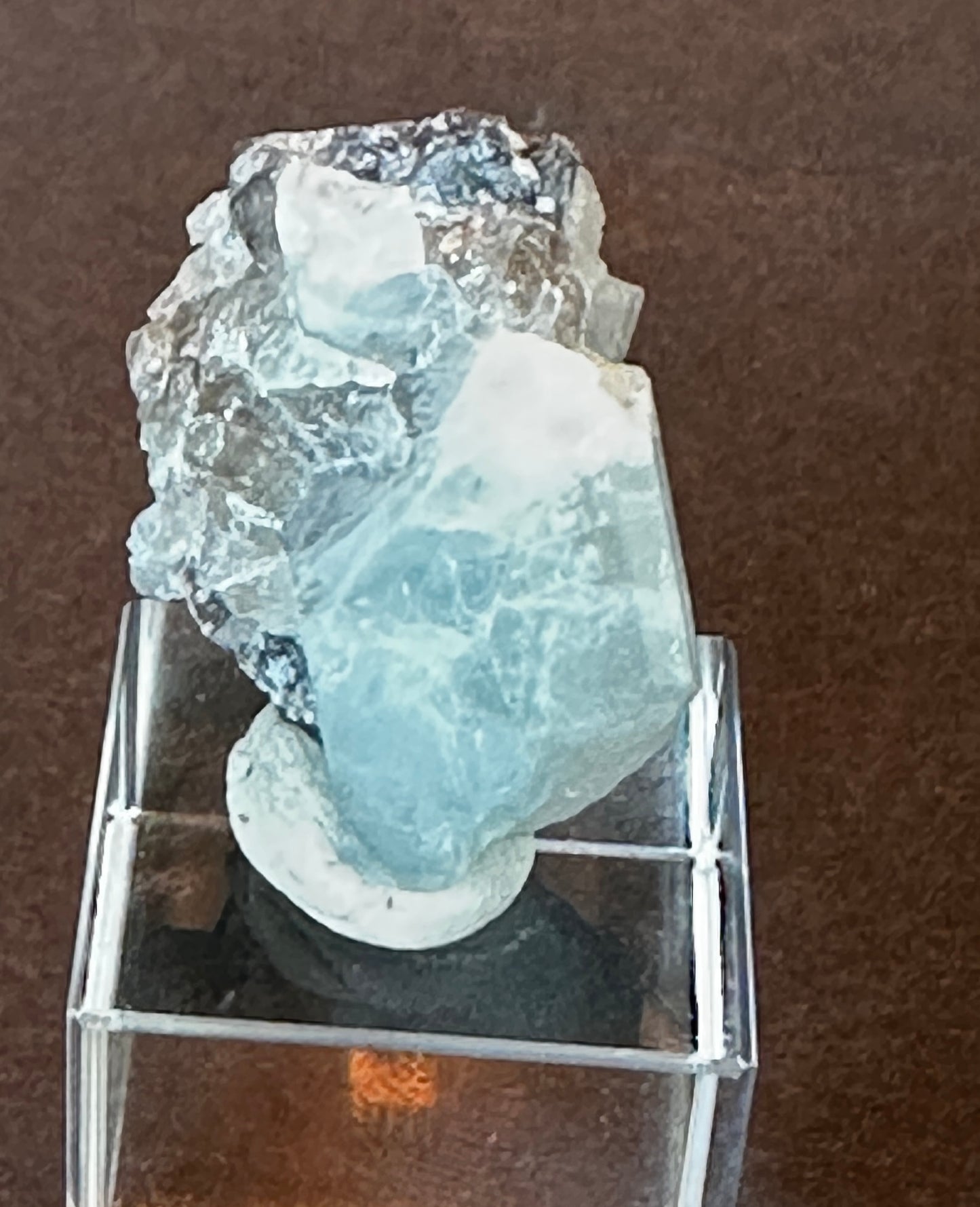 Blue Topaz on Matrix