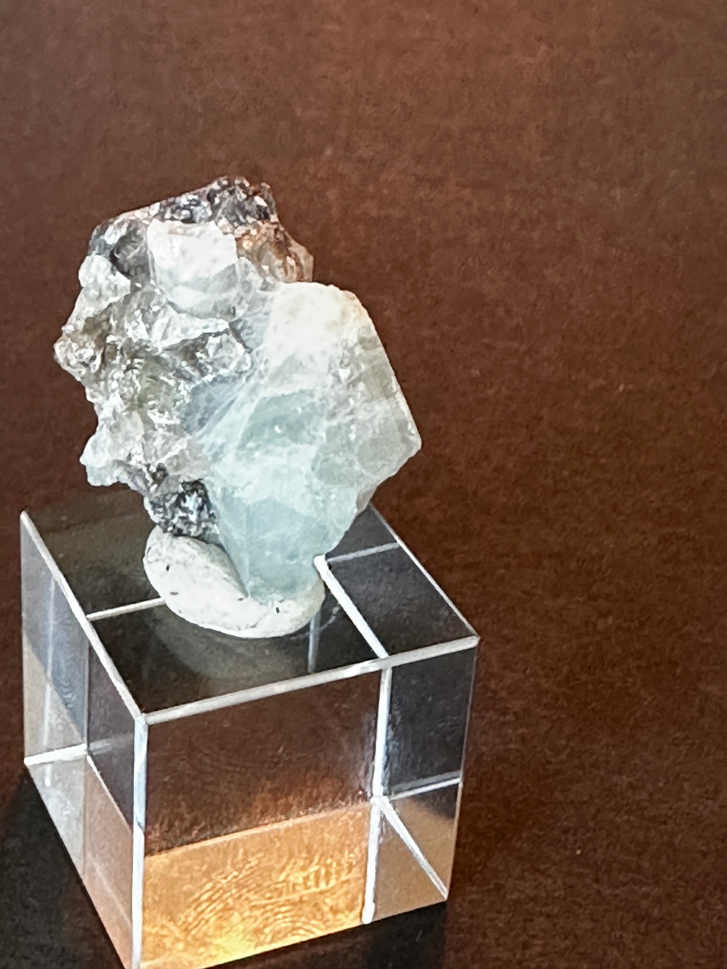 Blue Topaz on Matrix