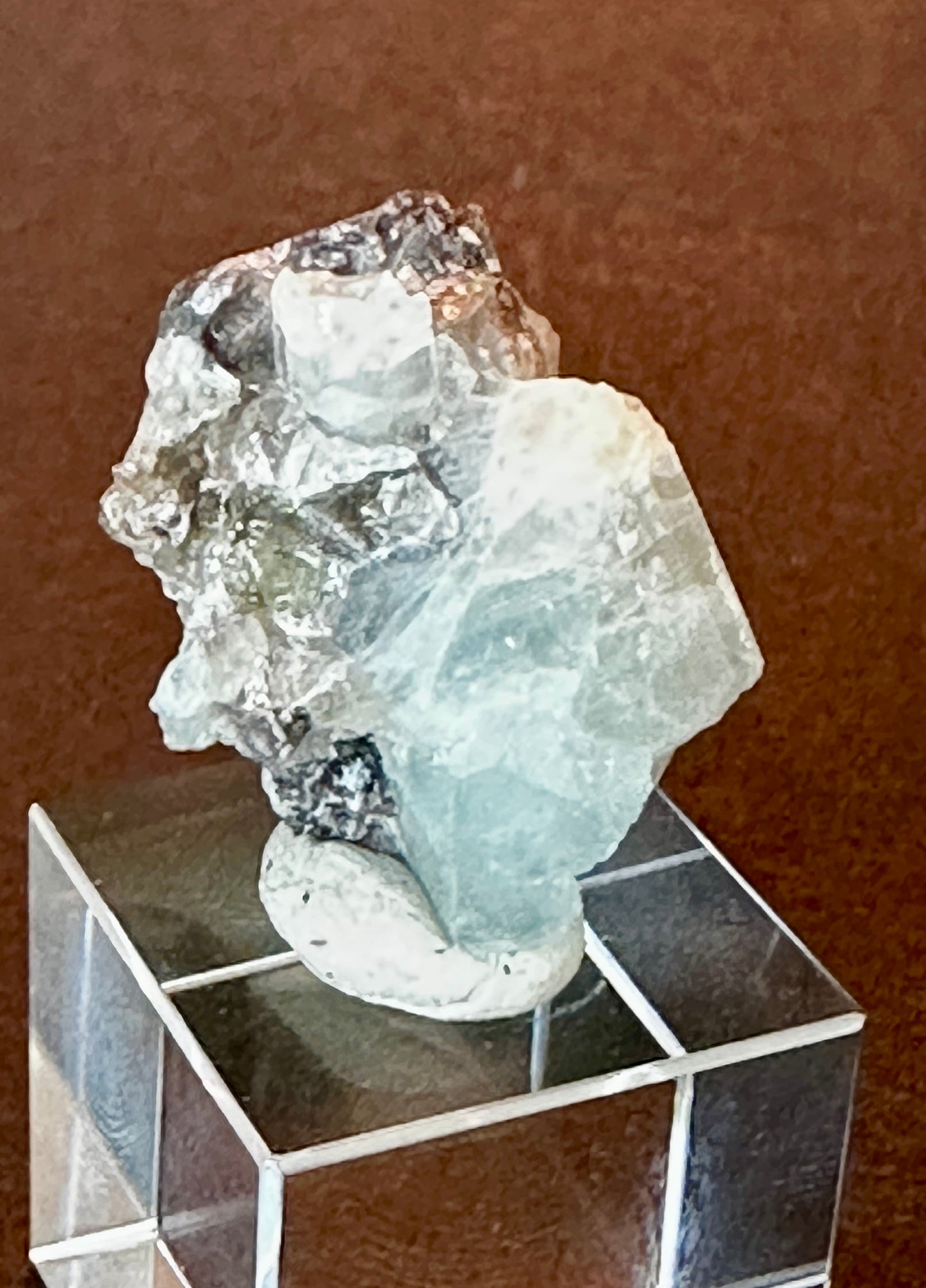 Blue Topaz on Matrix